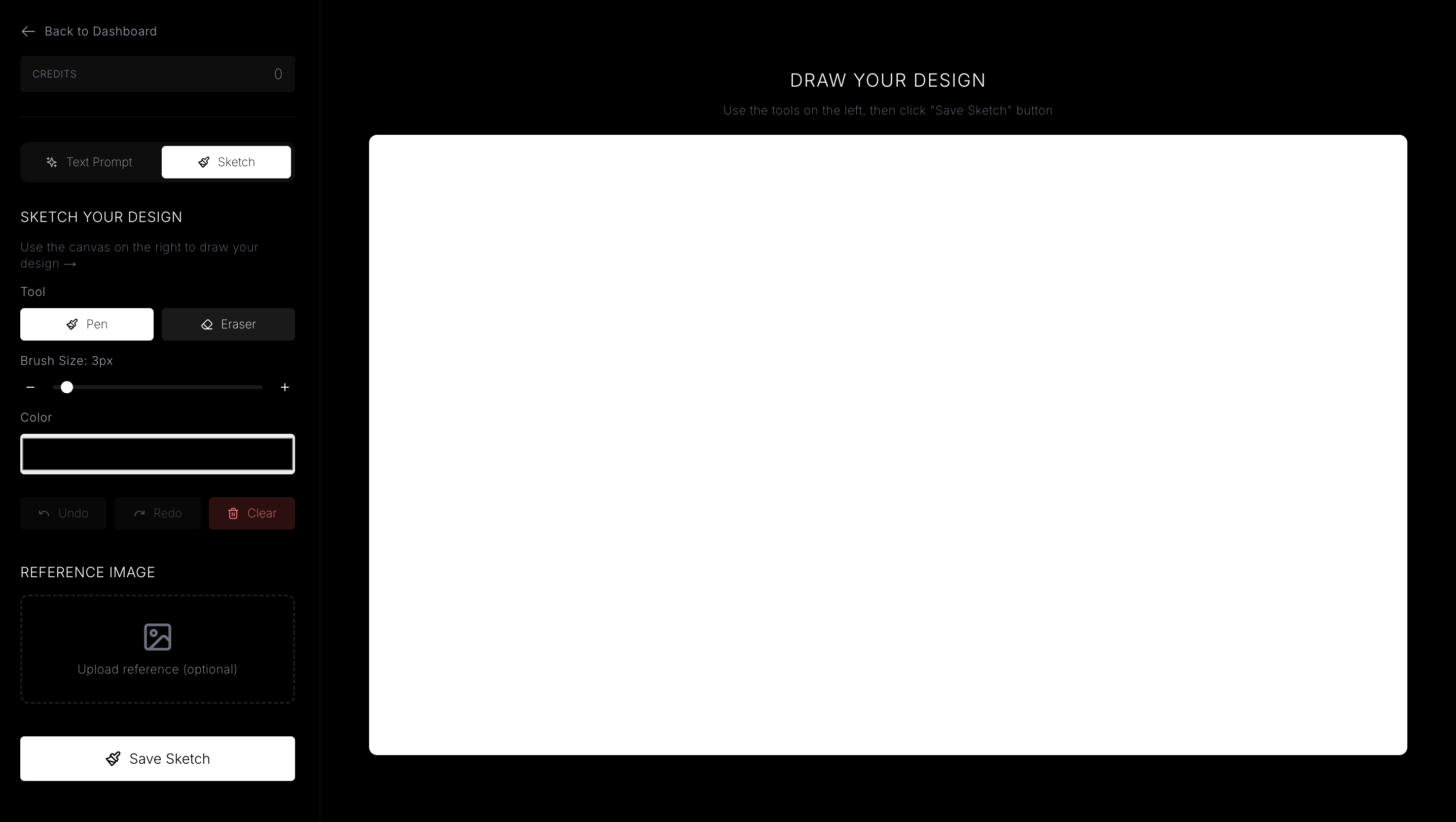 Platform interface showcase